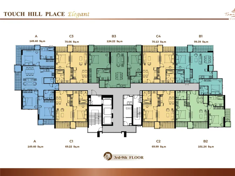 Touch hill Place Elegant · ผังชั้น 1