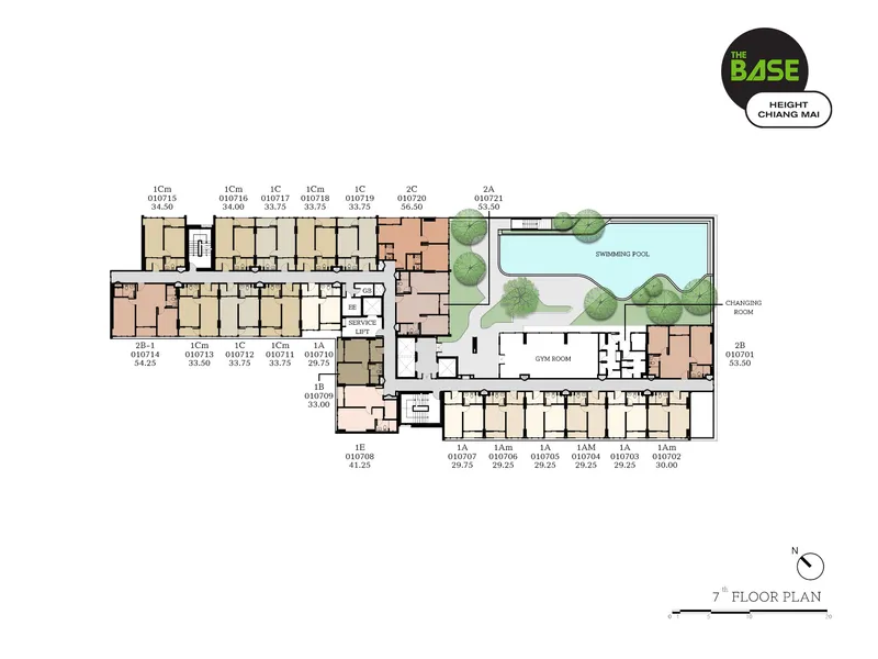 เดอะ เบส ไฮท์ - เชียงใหม่ · ผังชั้น 11