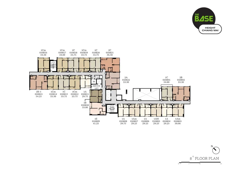 เดอะ เบส ไฮท์ - เชียงใหม่ · ผังชั้น 3
