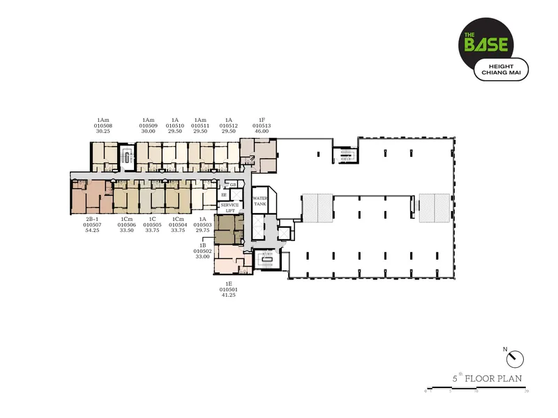 เดอะ เบส ไฮท์ - เชียงใหม่ · ผังชั้น 13