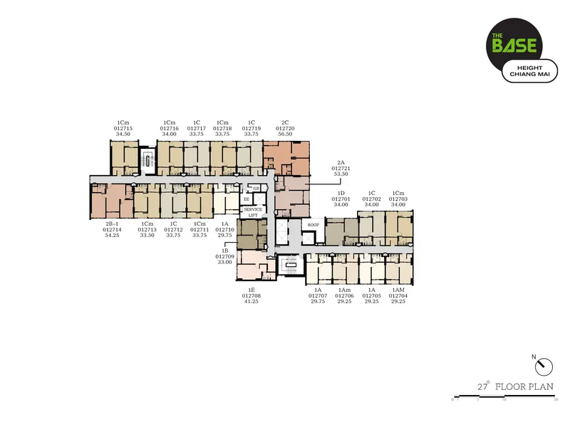 เดอะ เบส ไฮท์ - เชียงใหม่ · ผังชั้น 1