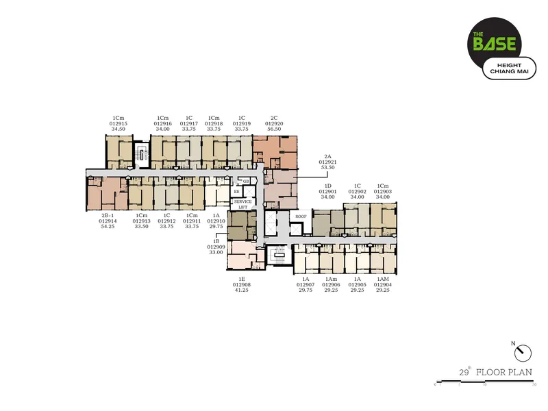 เดอะ เบส ไฮท์ - เชียงใหม่ · ผังชั้น 14
