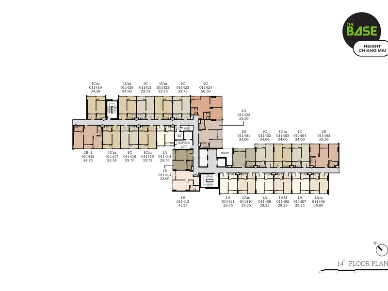 เดอะ เบส ไฮท์ - เชียงใหม่ · ผังชั้น 9