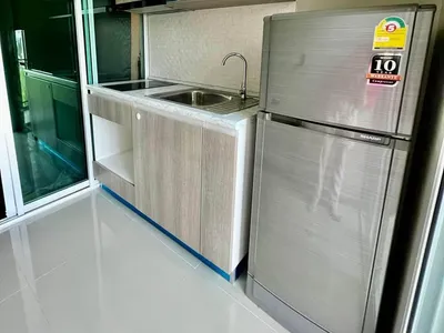 Kitchen interior of a 1-bedroom condo at One Plus Mahidol 6 in Chiang Mai