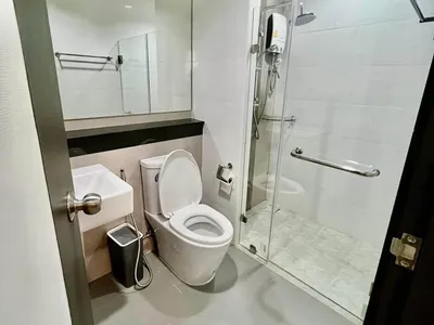 Bathroom in a 1-bedroom condo at One Plus Mahidol 6 in Chiang Mai