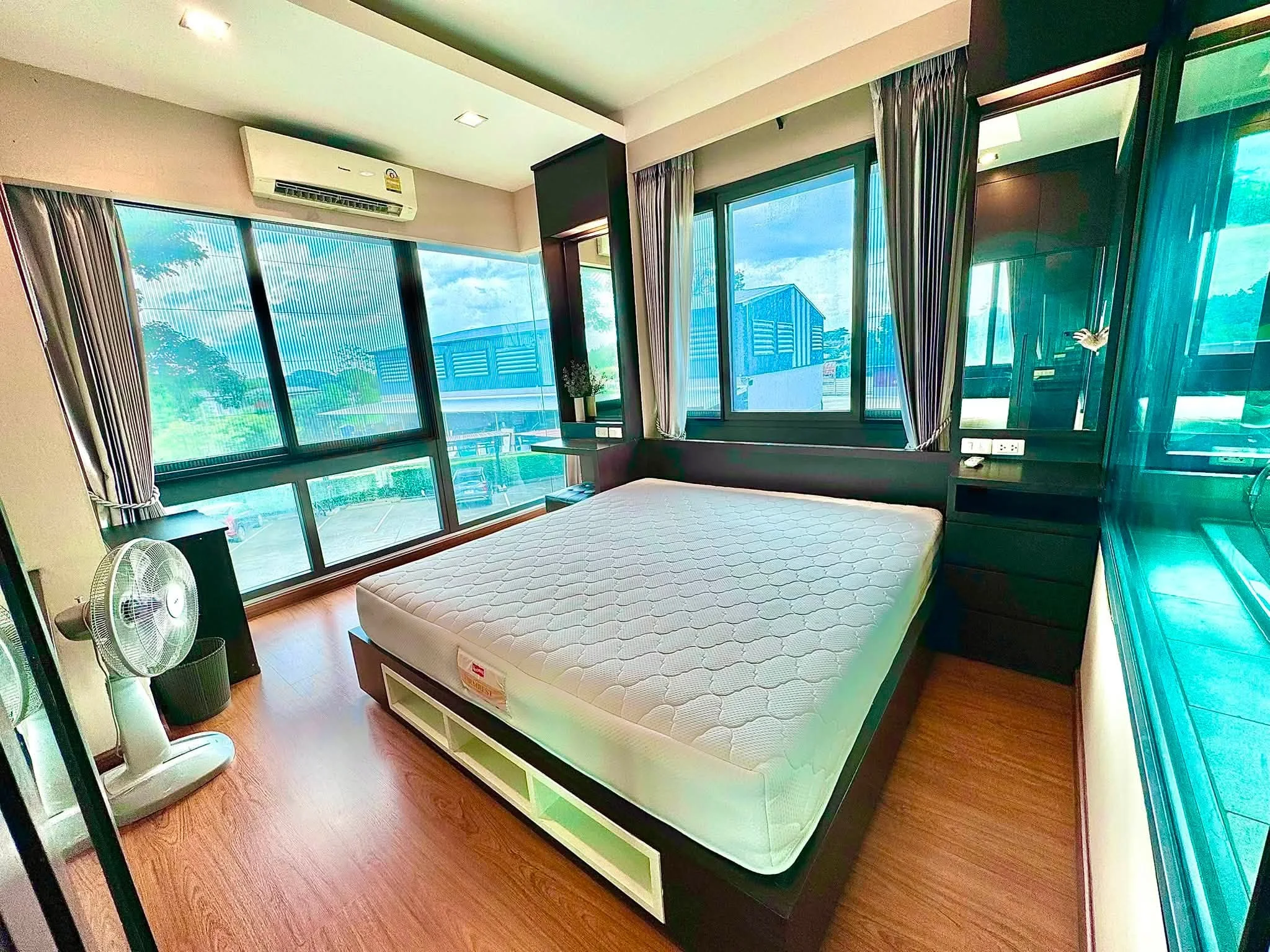 Additional bedroom view in a 2-bedroom condo at Himma Garden Condominium in Chiang Mai