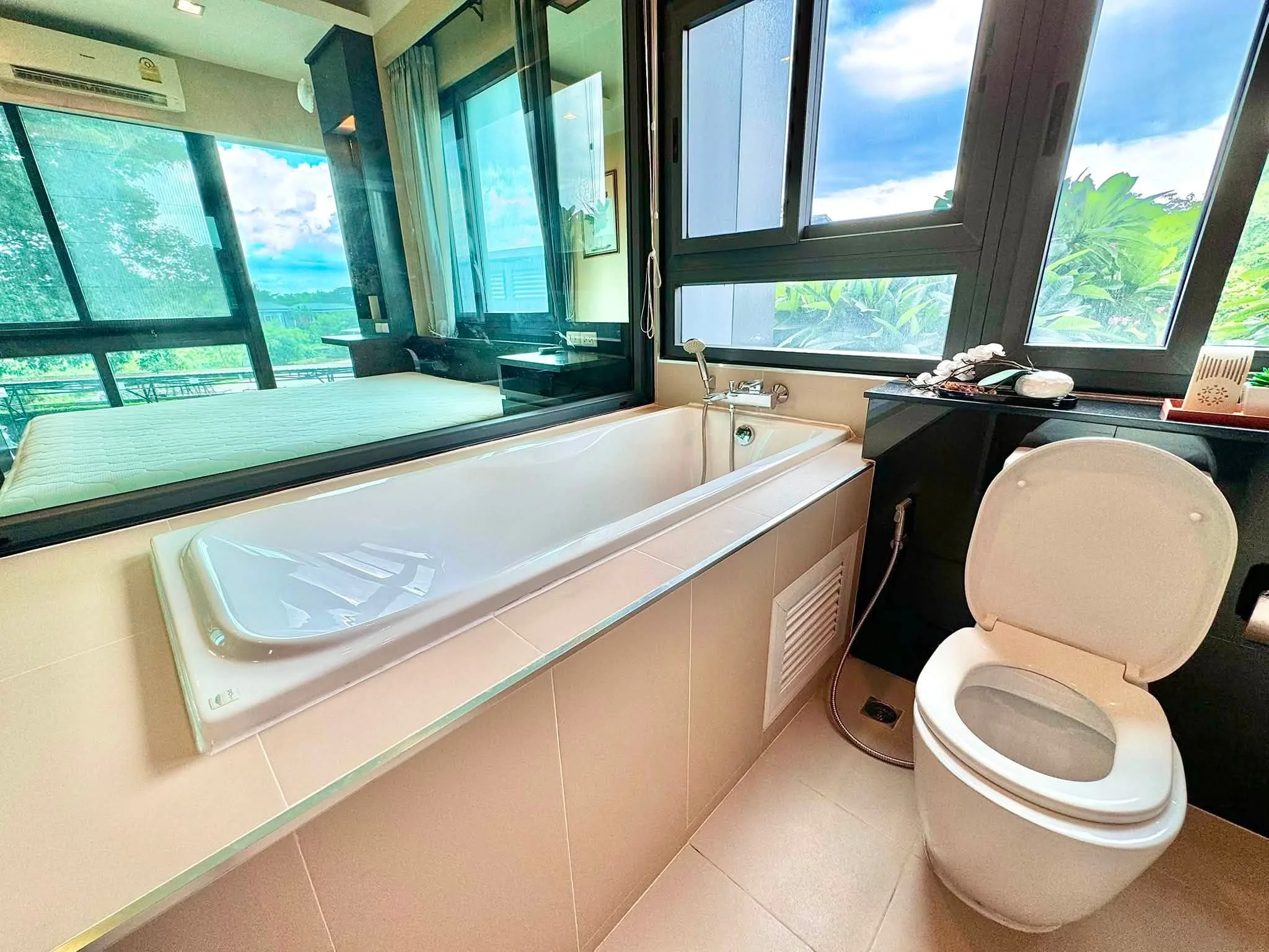 Additional bathroom view in a 2-bedroom condo at Himma Garden Condominium in Chiang Mai