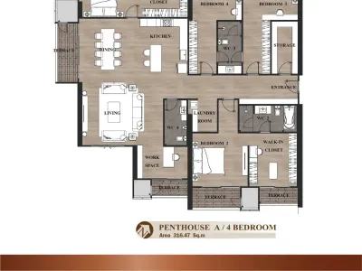 Touch hill Place Elegant · Penthouse A