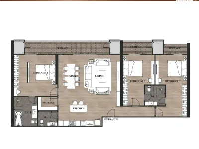 Touch hill Place Elegant · Penthouse Mountain View