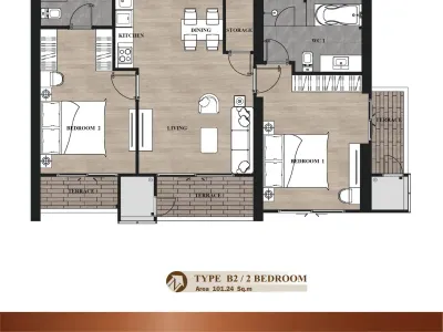 Touch hill Place Elegant · 2 bed City Mountain