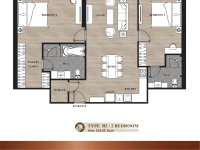 Touch hill Place Elegant · 2 bed Mountain View